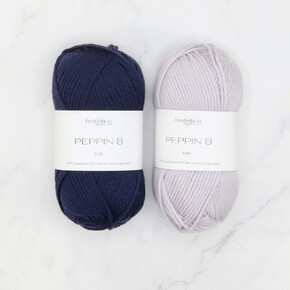 Gidday Cardigan Set in Peppin 8: Original Silver, size newborn