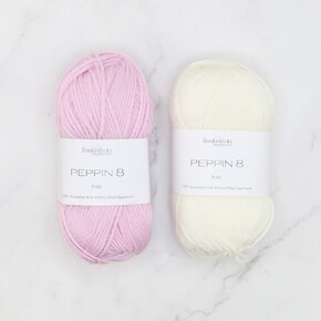 Gidday Cardigan Set in Peppin 8: Peony, size newborn