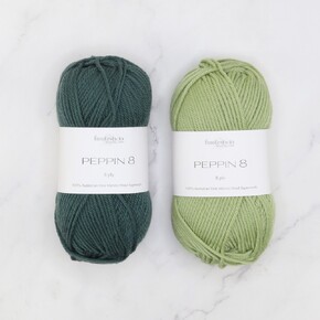 Gidday Cardigan Set in Peppin 8: Pine, size newborn