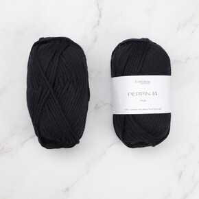 Texyarns Longleat Blanket Kit in Peppin 14: 1412 Black