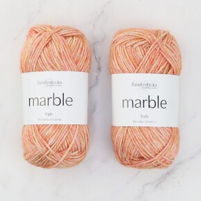 Fiddlesticks Marble: 1812 Tangerine