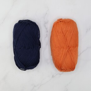 Nectar Blanket Set in Peppin 4: Citrus - Navy