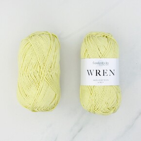 Norwegian Fir Top Down Cardigan Set in Wren: Butter, size 0-3 months