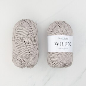 Norwegian Fir Top Down Cardigan Set in Wren: Stone, size 0-3 months