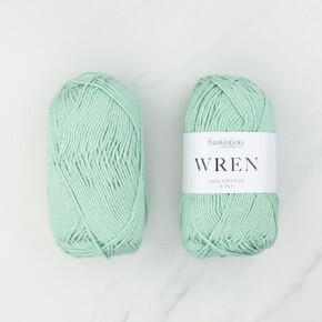 Norwegian Fir Top Down Cardigan Set in Wren: Sage, size 0-3 months