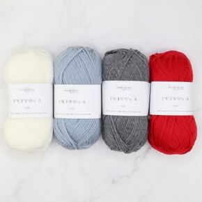 Westknits MKAL 2023 Geogradient Sets in Peppin 4: Cherry