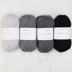 Westknits MKAL 2023 Geogradient Sets in Peppin 4: Nightfall