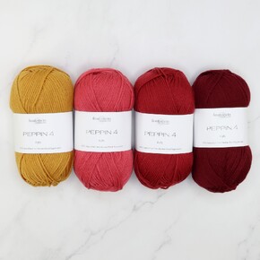 Westknits MKAL 2023 Geogradient Sets in Peppin 4: Spice