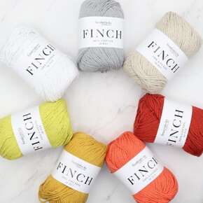Rainbow Ripple Baby Blanket Kit: Citrus