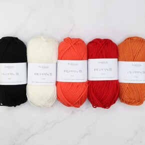 Squircles Blanket Set in Peppin 8: Orange As a Carrot
