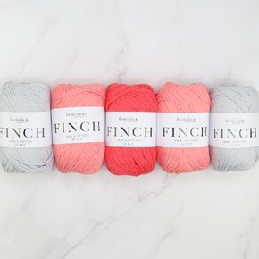 Triss Baby Blanket in Finch: Coral