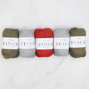 Triss Baby Blanket in Finch: Helen's Terracotta