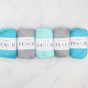 Triss Baby Blanket in Finch: Salt