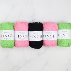 Triss Baby Blanket in Finch: Watermelon Rind