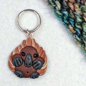 Jo Joz Art Studio Australian Animals Stitch Markers: Echidna