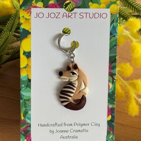 Jo Joz Art Studio Australian Animals Stitch Markers: Thylacine