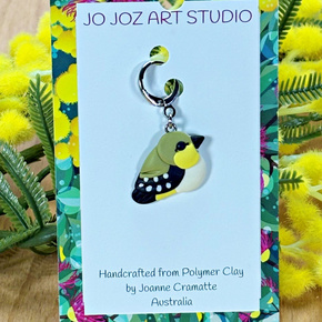 Jo Joz Art Studio Australian Birds Stitch Markers: 40 Spotted Pardalote