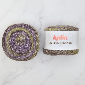 Katia Azteca Degrade: 505 Chartreuse to Purple  