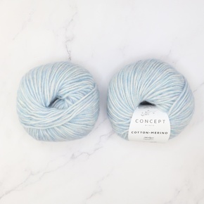 Concept by Katia Cotton Merino: 142 Pale Blue