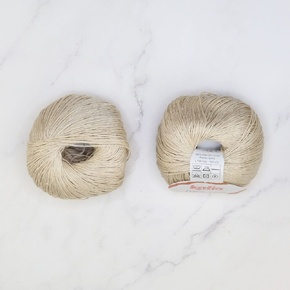 Sway Line Tee V-neck Kit in Lino 100%: 7 Cream, size 5