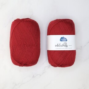 Kremke Soul Wool Edelweiss Classic: 409 Deep Red