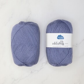 Kremke Soul Wool Edelweiss Classic: 421 Blue Violet