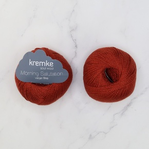 Morning Salutation Vegan Fino: 24 Rusty Red