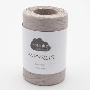 Kremke Soul Wool Papyrus: 84 Light Grey