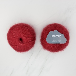 Kremke Soul Wool Silky Kid: 06-044 Cardinal Red