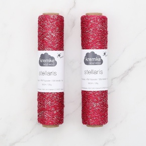 Kremke Soul Wool Stellaris: 186 Raspberry Silver