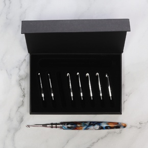 Life in Loops Acrylic Interchangeable Crochet Hook Set: Tempest Blue