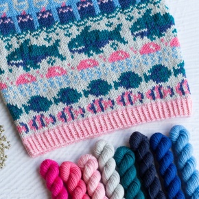 Louie & Lola Doodle Ocean Cowl Kit