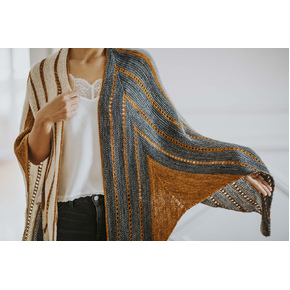 The Frank Shawl Set in Tosh Merino Light