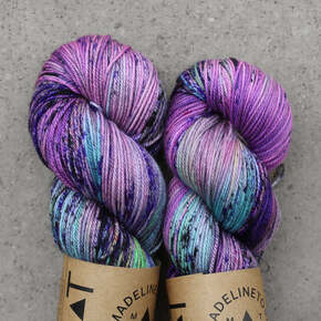 Madelinetosh Pashmina: 0688 Rebel Rainbow Rider DYED TO ORDER 30/05/2025