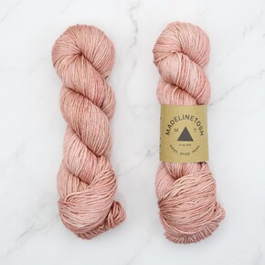 Madelinetosh Tosh DK: 0220 Copper Pink/Solid DYED TO ORDER 30/05/2025
