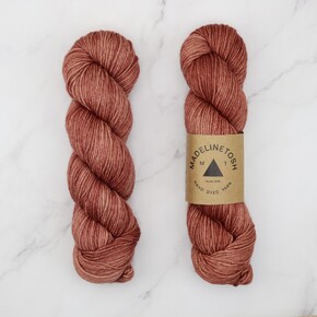 Madelinetosh Tosh DK: 0390 Pink Mist Smoke Tree DYED TO ORDER 30/05/2025