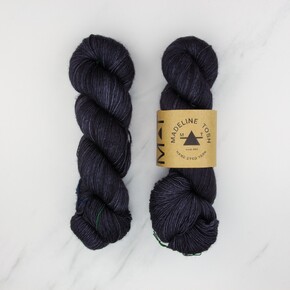 Madelinetosh Tosh Merino Light: 1250 Dirty Panther DYED TO ORDER