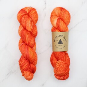 Madelinetosh Tosh Merino Light: 0148.5 GG Loves Orange DYED TO ORDER 30/05/2025