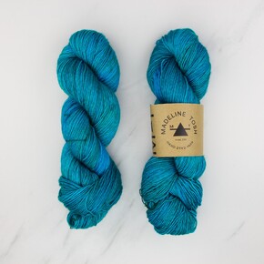 Madelinetosh Tosh Merino Light: 0910 Nassau Blue DYED TO ORDER 30/7/2025