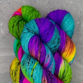 Madelinetosh Tosh Sock: 0300 Pinata Pop DYED TO ORDER