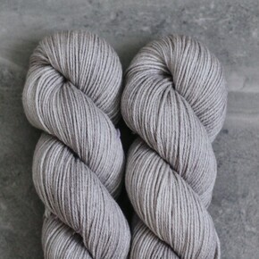 Madelinetosh Wool & Cotton: 0578 Astrid Grey DYED TO ORDER 30/05/2025