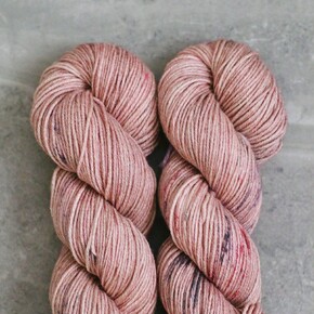 Madelinetosh Wool & Cotton: 0230 Copper Pink DYED TO ORDER 30/05/2025