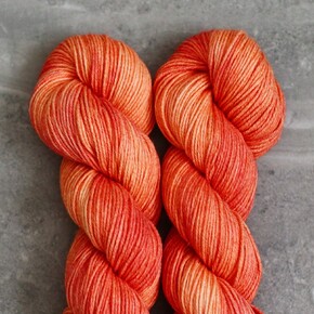 Madelinetosh Wool & Cotton: 0148.5 GG Loves Orange DYED TO ORDER 30/05/2025