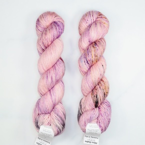 Wavy Waltz Shawl Set in Yummy 2-Ply: Radiant Cloudscape