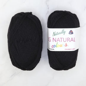 Big Natural Colours Chunky 14ply: 927 Black