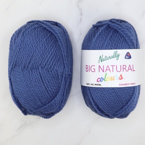 Big Natural Colours Chunky 14ply: 928 Sapphire Blue