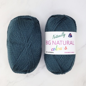 Big Natural Colours Chunky 14ply: 939 Teal