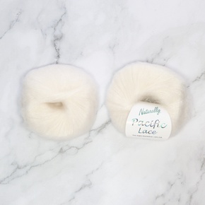 Naturally Yarns Pacific Lace: 300 White