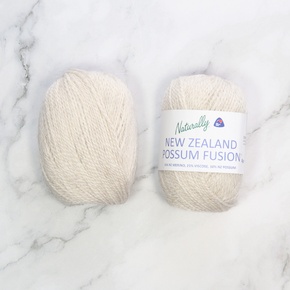 New Zealand Possum Fusion 4ply: 801 Natural