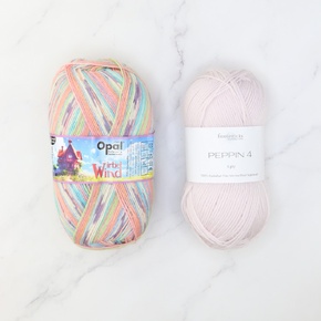 Botanic Shawl Yarn Kit: Wirbelwind 11476 Beige